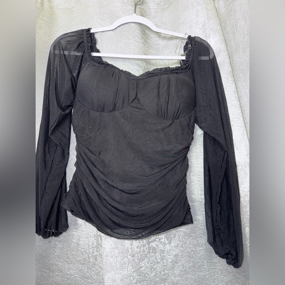 Elegant Black Women's Top